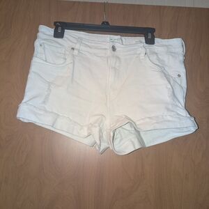 Classic White Jean Shorts for Women